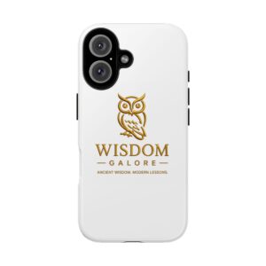 Gold Owl Wisdom Logo phone case | Tough Case